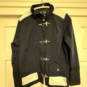 Vintage Women’s Lauren Ralph Lauren Lightweight Jacket Size Large Navy Blue